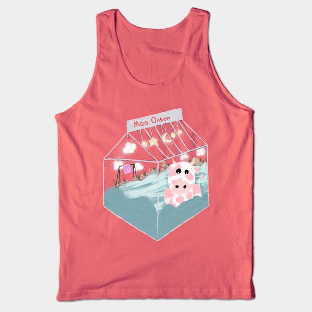 Moo Onsen Tank Top by bajabarracuda